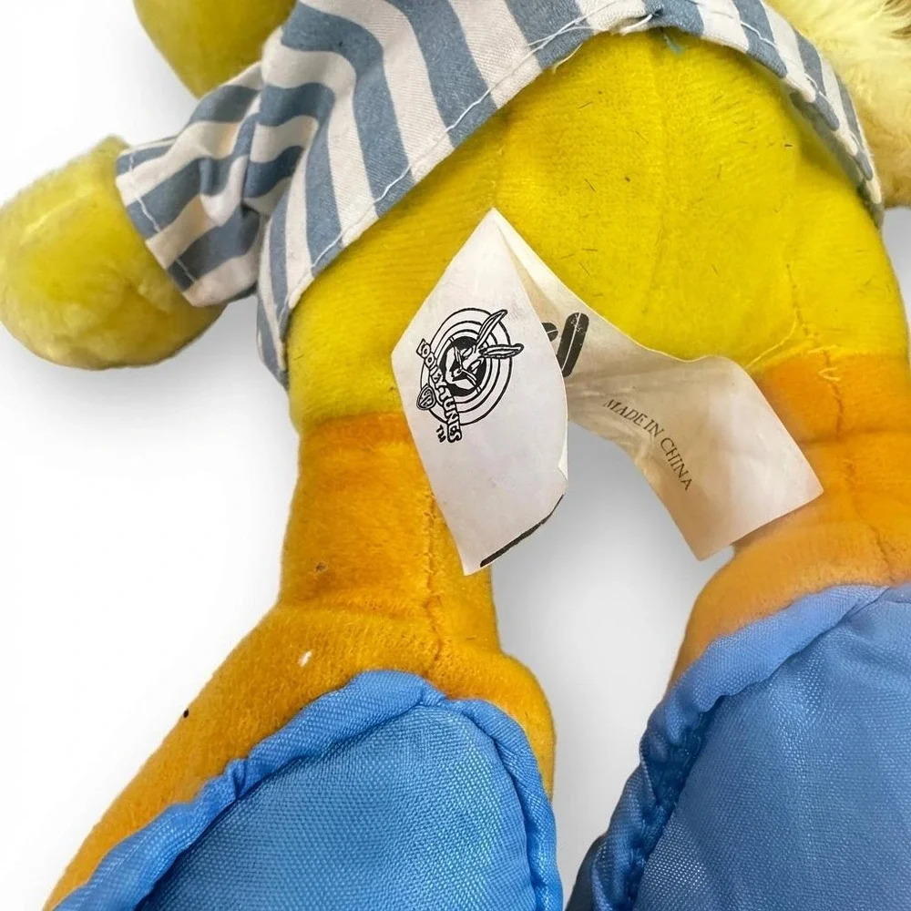 Two Tweety Birds - Vintage 1997 Looney Tunes Tweety Bird Plush in Pajamas - 12